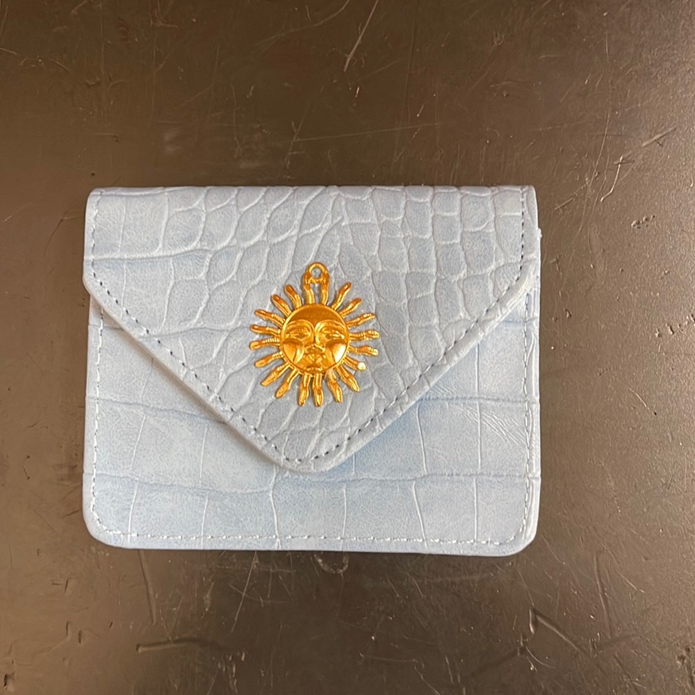 Urban Outfitters Baby Blue Sun Wallet